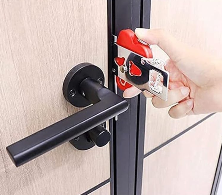 HNHMT Portable Door Lock & Door Stop Alarm Set