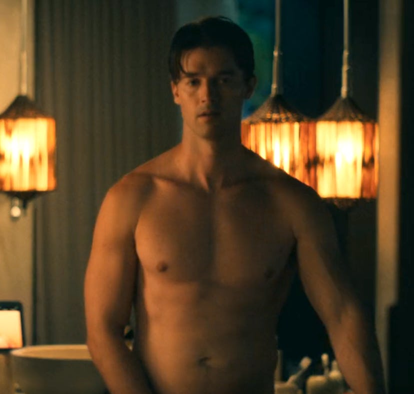 Patrick Schwarzenegger confirmed it was his real butt on 'The White Lotus.'