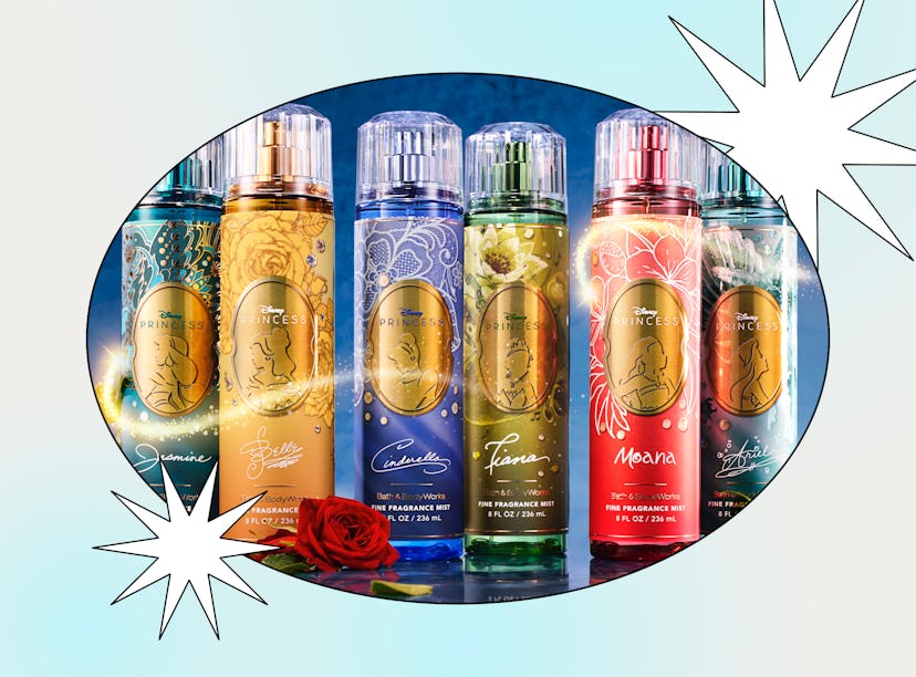 I tried the six scents in Bath & Body Works' Disney Princess collection.