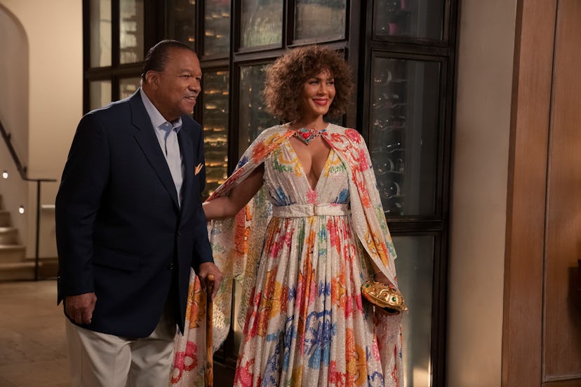 Billy Dee Williams and Nicole Ari Parker in And Just Like That. Photo via Max