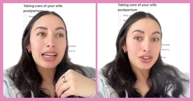 Sabriena Abrre shared how her husband Izzy supported her postpartum.