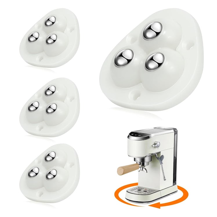 TRVL FIELDER Self-Adhesive Caster Wheels (4-Pack)