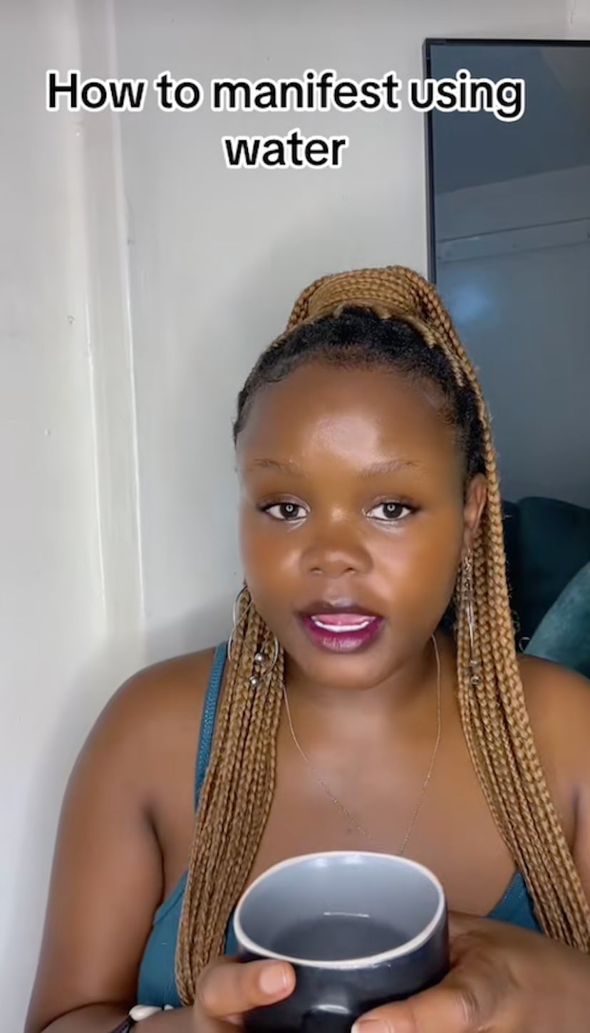 How to manifest using water.