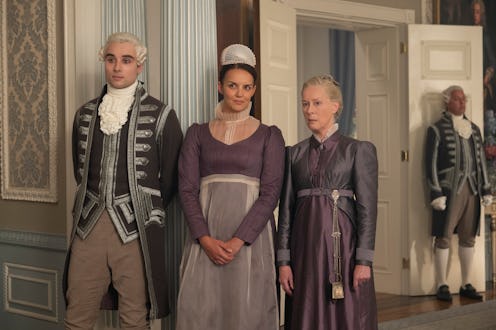 Bridgerton house workers in Season 4. Photo via Netflix
