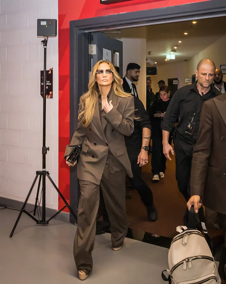 Jennifer Lopez in Dubai, February 2025.