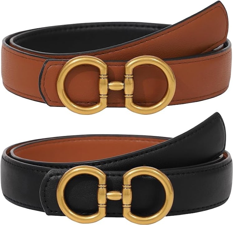 AWAYTR Reversible Vegan Leather Belt