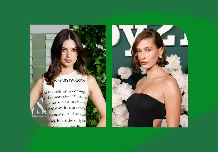 Emily Ratajkowski and Hailey Bieber.