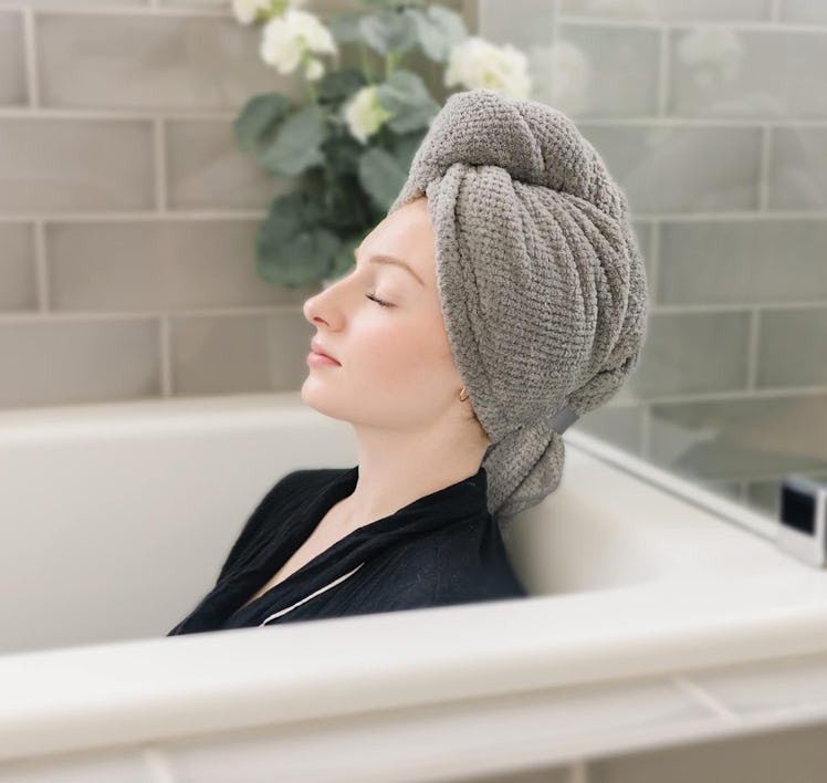 ROLSHOL Microfiber Hair Towel (2-Pack)