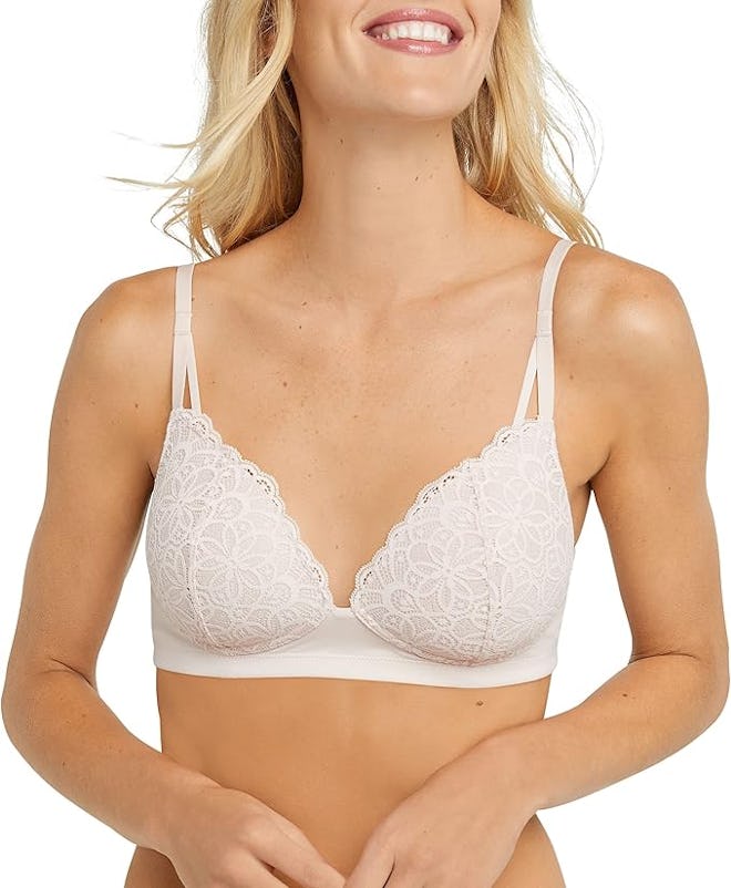 Maidenform Pure Comfort Soft Support Wireless Lace Bralette