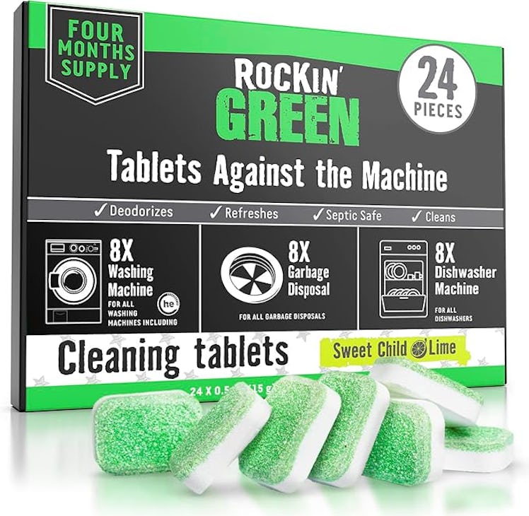 Rockin' Green Washing Machine/Dishwasher/Disposal Cleaning Tablets (24-Pack)