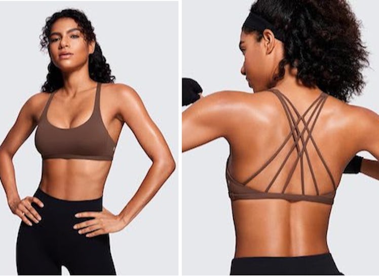 CRZ Yoga Criss-Cross Sports Bra