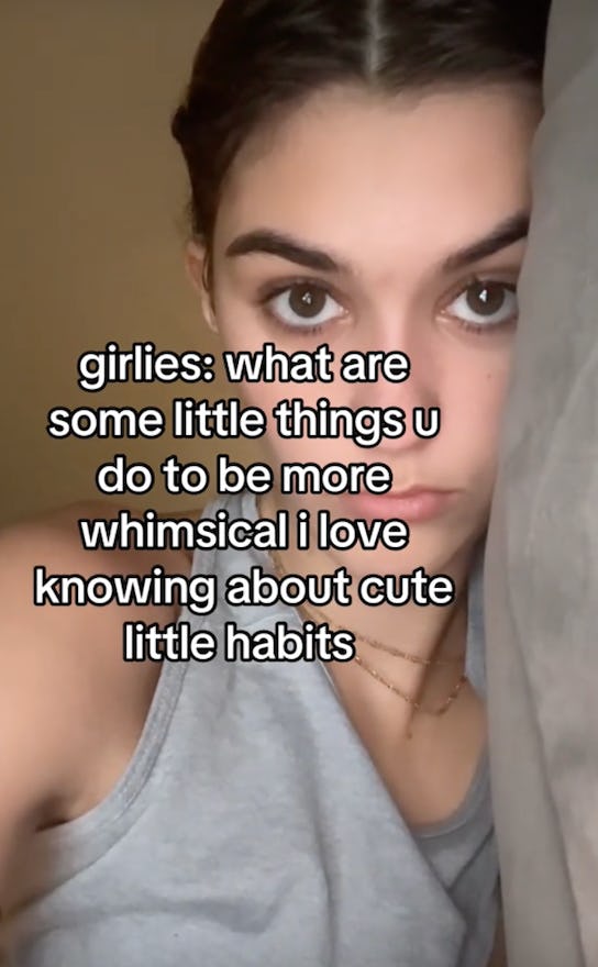 Being more whimsical.