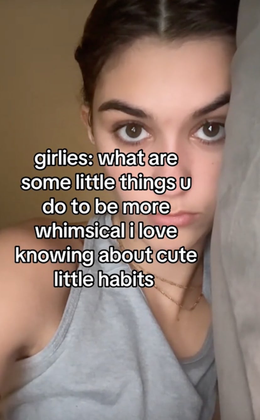 Being more whimsical.