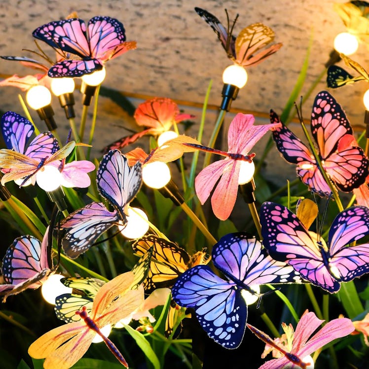 Aiscool Solar Butterfly Garden Lights (4-Pack)