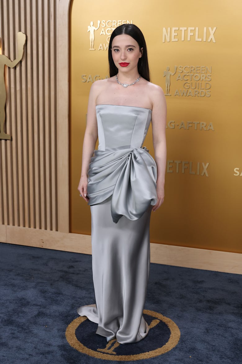 Mikey Madison attends the 31st Annual Screen Actors Guild Awards at Shrine Auditorium and Expo Hall ...