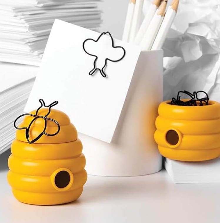 OTOTO Busy Bees Paper Clip Container Set (30 Pieces)