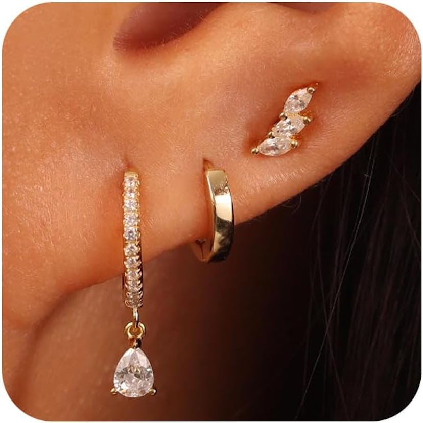 Freekiss Earring Set (3 Pairs)