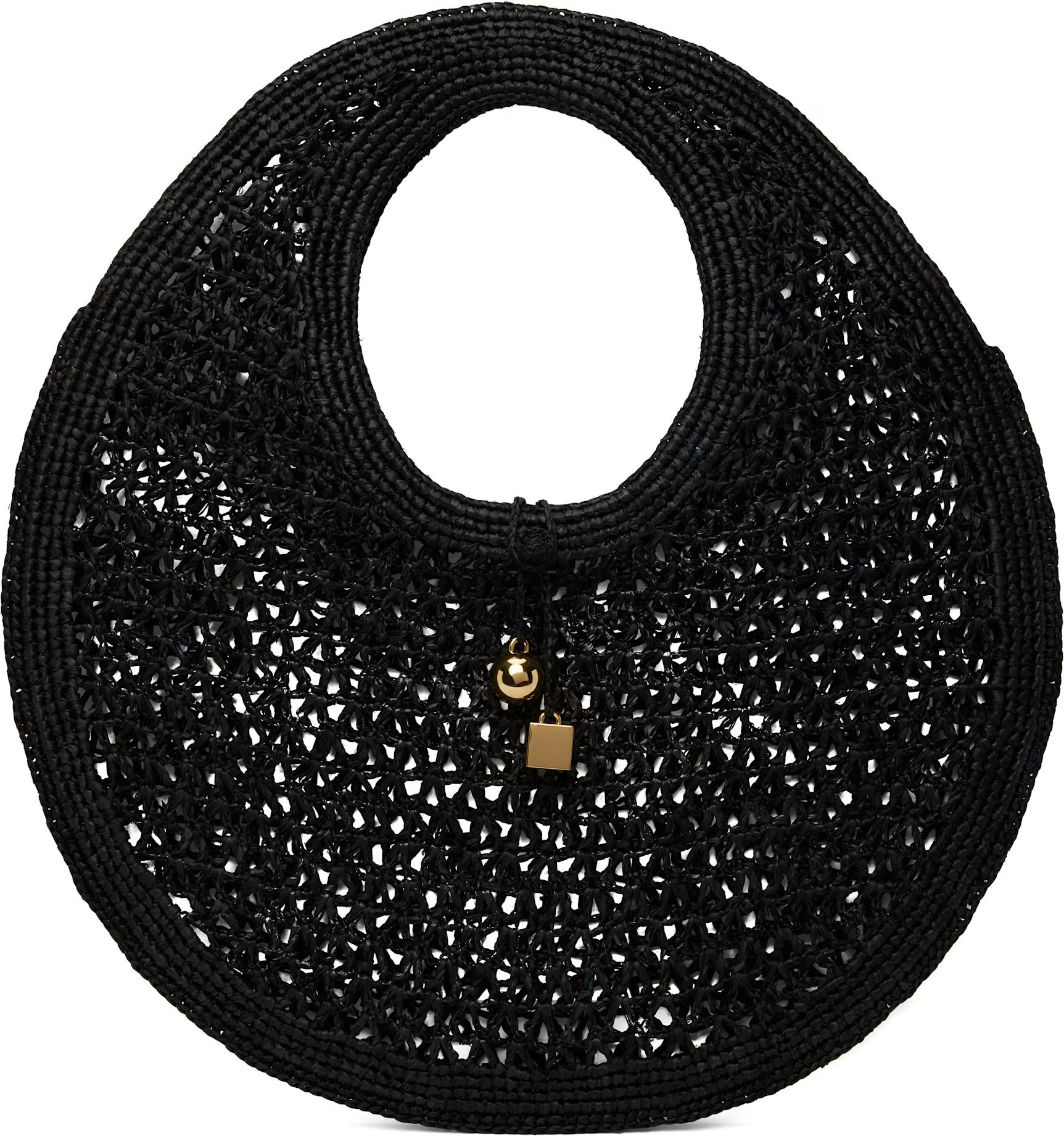 Black La Casa The Spiaggia Round Tote
