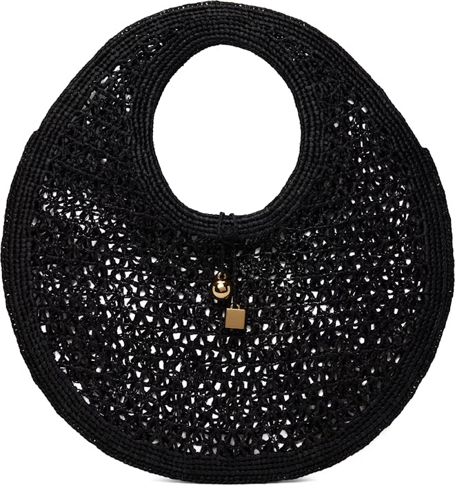 Black La Casa The Spiaggia Round Tote