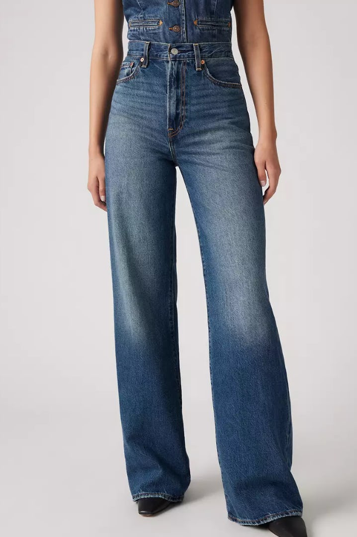 Ribcage Wide Leg Women&rsquo;s Jeans