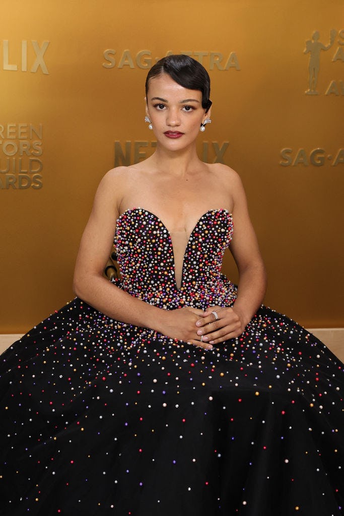 Marissa Bode arrives at the 31st Annual Screen Actors Guild Awards at Shrine Auditorium and Expo Hal&hellip;