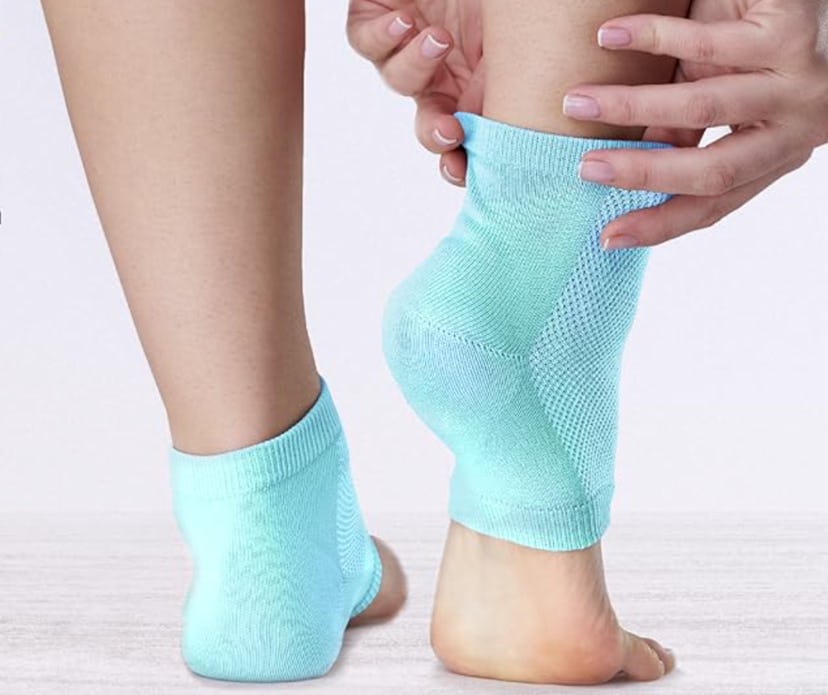 NatraCure Vented Moisturizing Gel Heel Sleeves