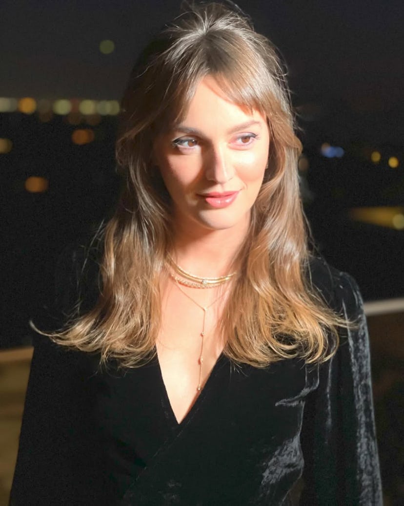 Leighton Meester with the Kid Hair Trend.