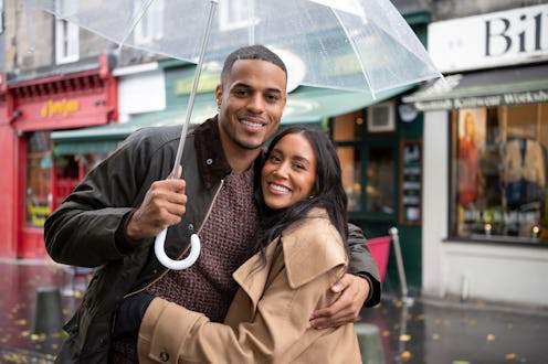 Grant and Litia on The Bachelor. Photo via ABC