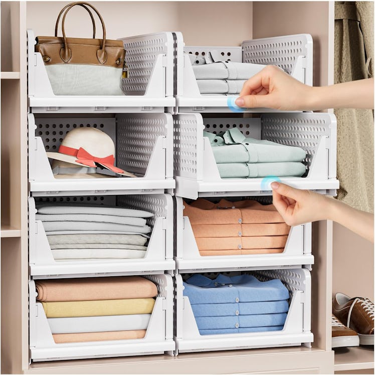 caktraie Folding Closet Organizers (4-Pack)