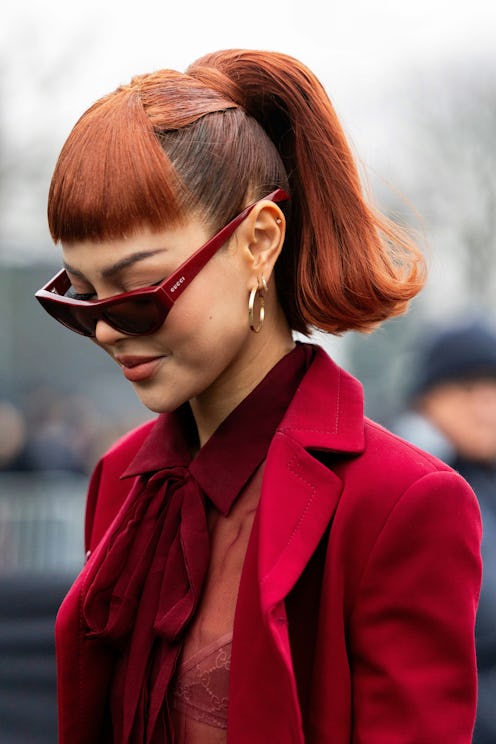 Milan Fashion Week Fall/Winter 2025 Street Style Beauty Looks