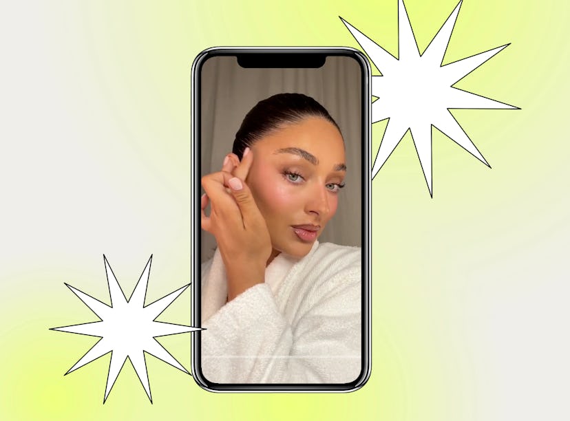 TikTok makeup artist Vanessa Nicole Stern doing "unrecognizable makeup"