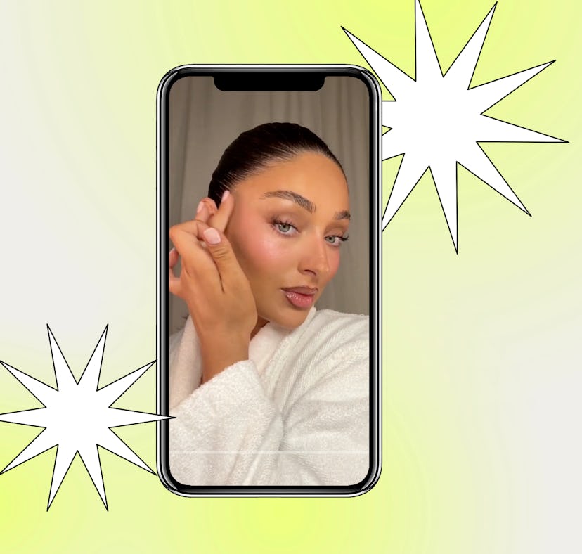 TikTok makeup artist Vanessa Nicole Stern doing "unrecognizable makeup"