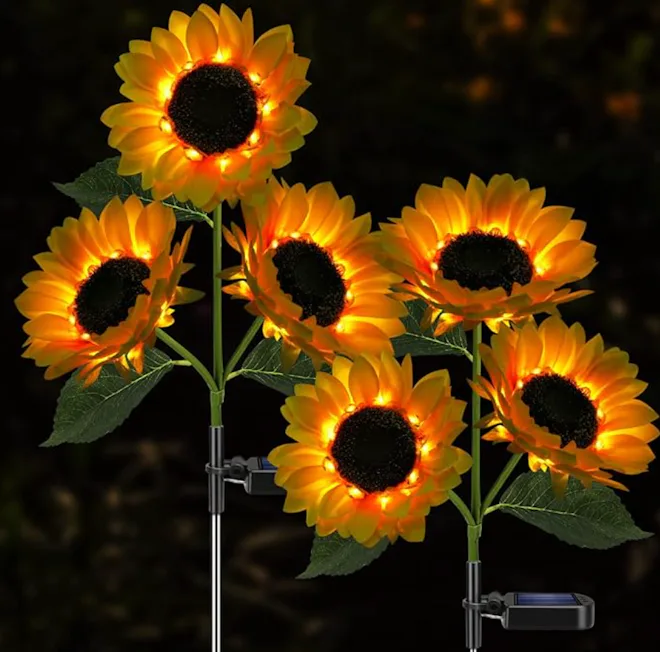 Meagoo Solar Sunflower Light (2-Pack)