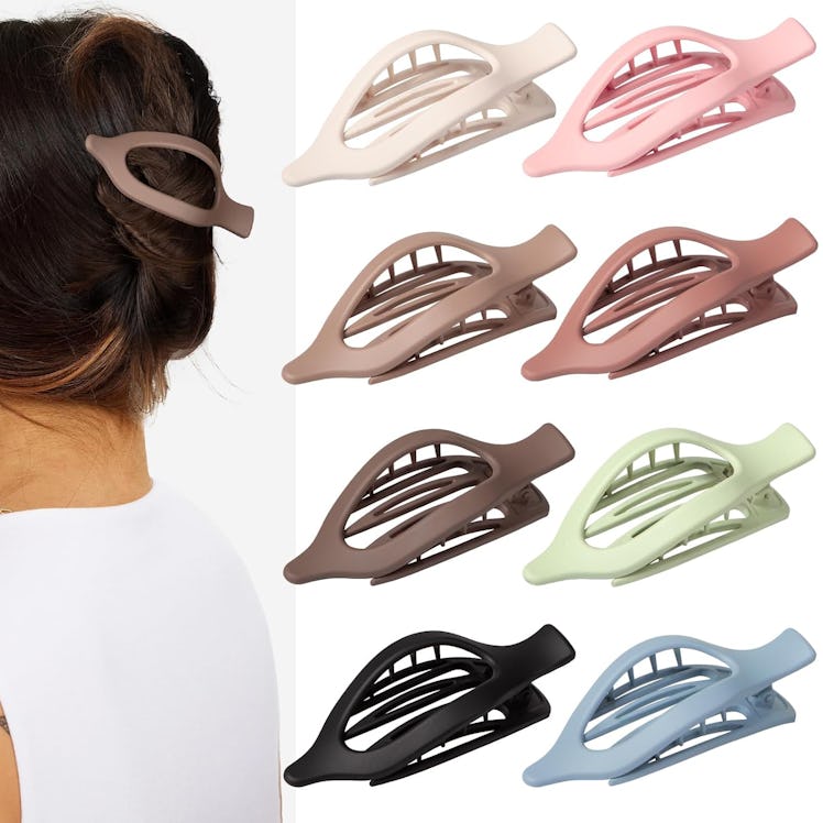 Tisenla Flat Hair Clips (8 Pieces) 