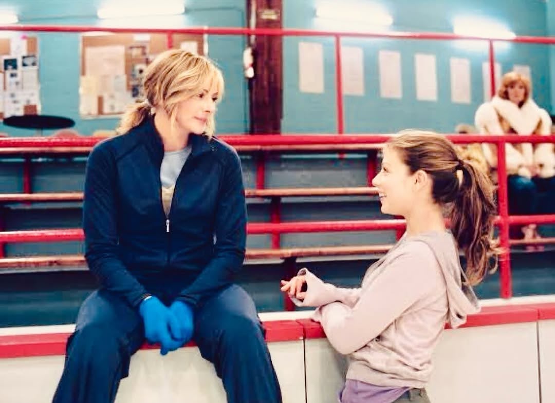 Kim Cattrall and Michelle Trachtenberg in &lsquo;Ice Princess&rsquo;