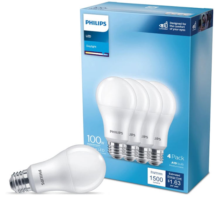 Philips LED Basic Frosted Non-Dimmable A19 Light Bulb