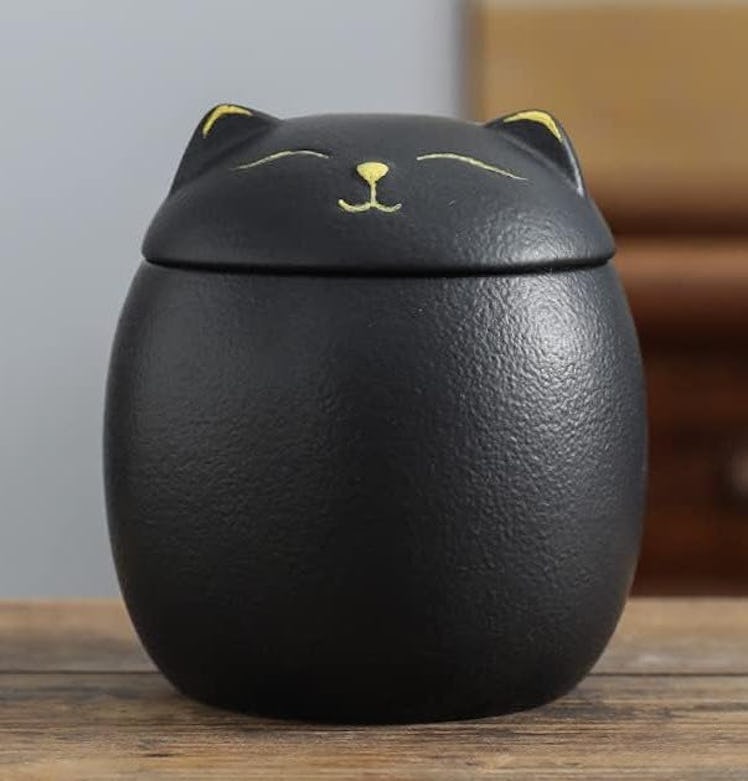 Mozacona Ceramic Cat Jar