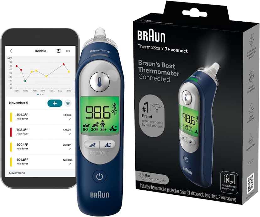 Braun ThermoScan 7+ Connect Digital Ear Thermometer