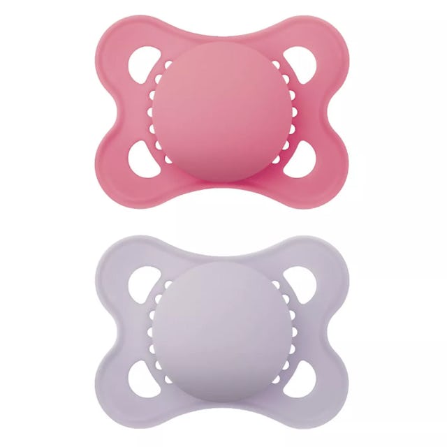 Original Matte Unprinted Pacifier, 0-6 Months, 2 Pack