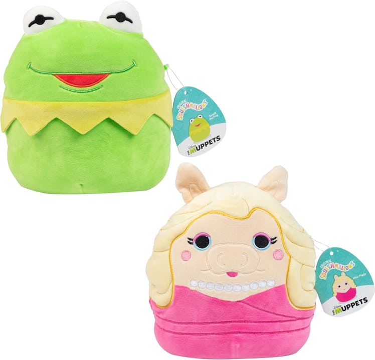 Squishmallow Kermit and Miss Piggy