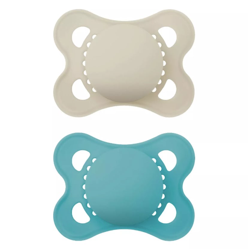 Matte Original Unprinted Pacifier, 0-6 Months, 2 pack