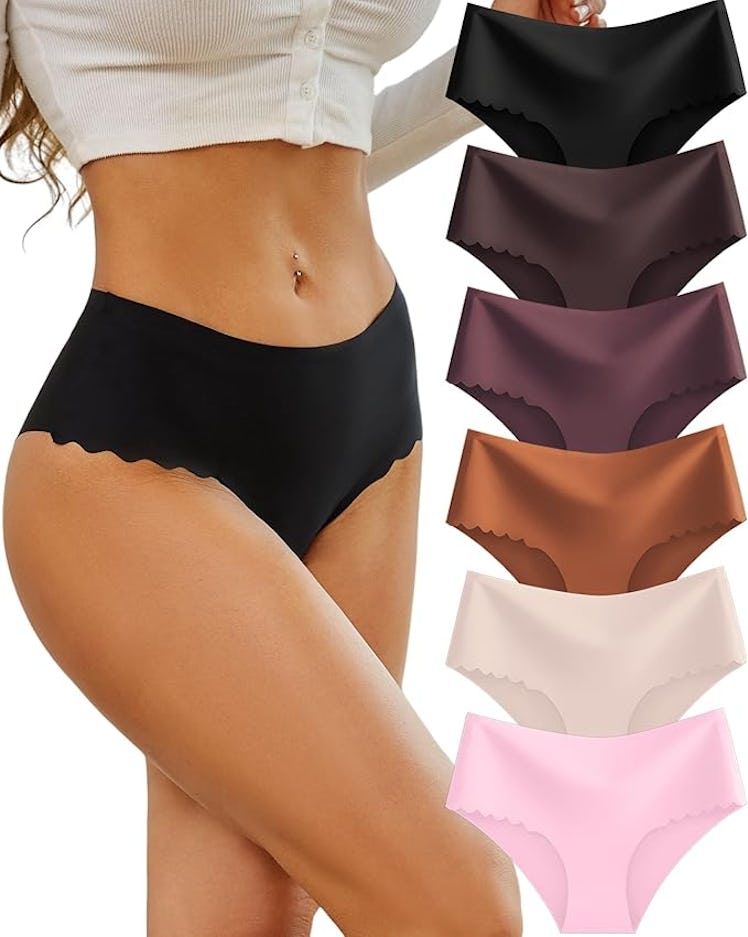 Sth Big High-Waisted Seamless Underwear (6-Pack)