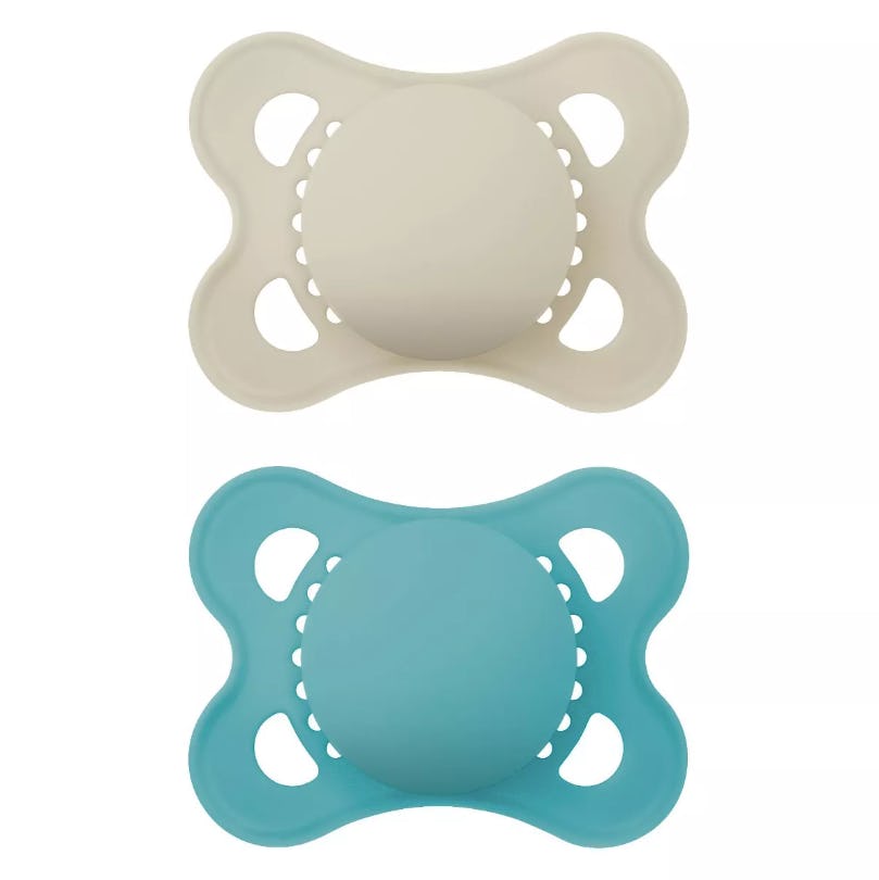 Original Matte Unprinted Pacifier, 0-6 Months, 2 Pack