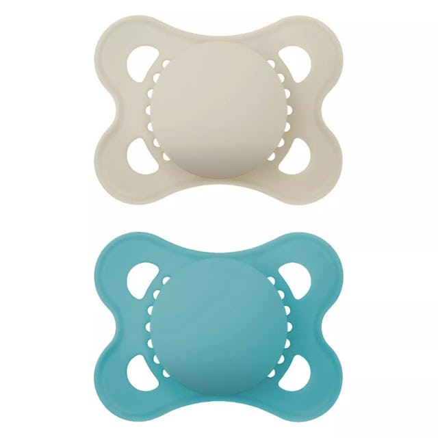 Original Matte Unprinted Pacifier, 0-6 Months, 2 Pack