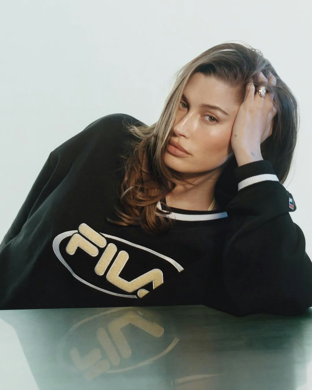 Hailey Bieber stars in FILA&rsquo;s new campaign.