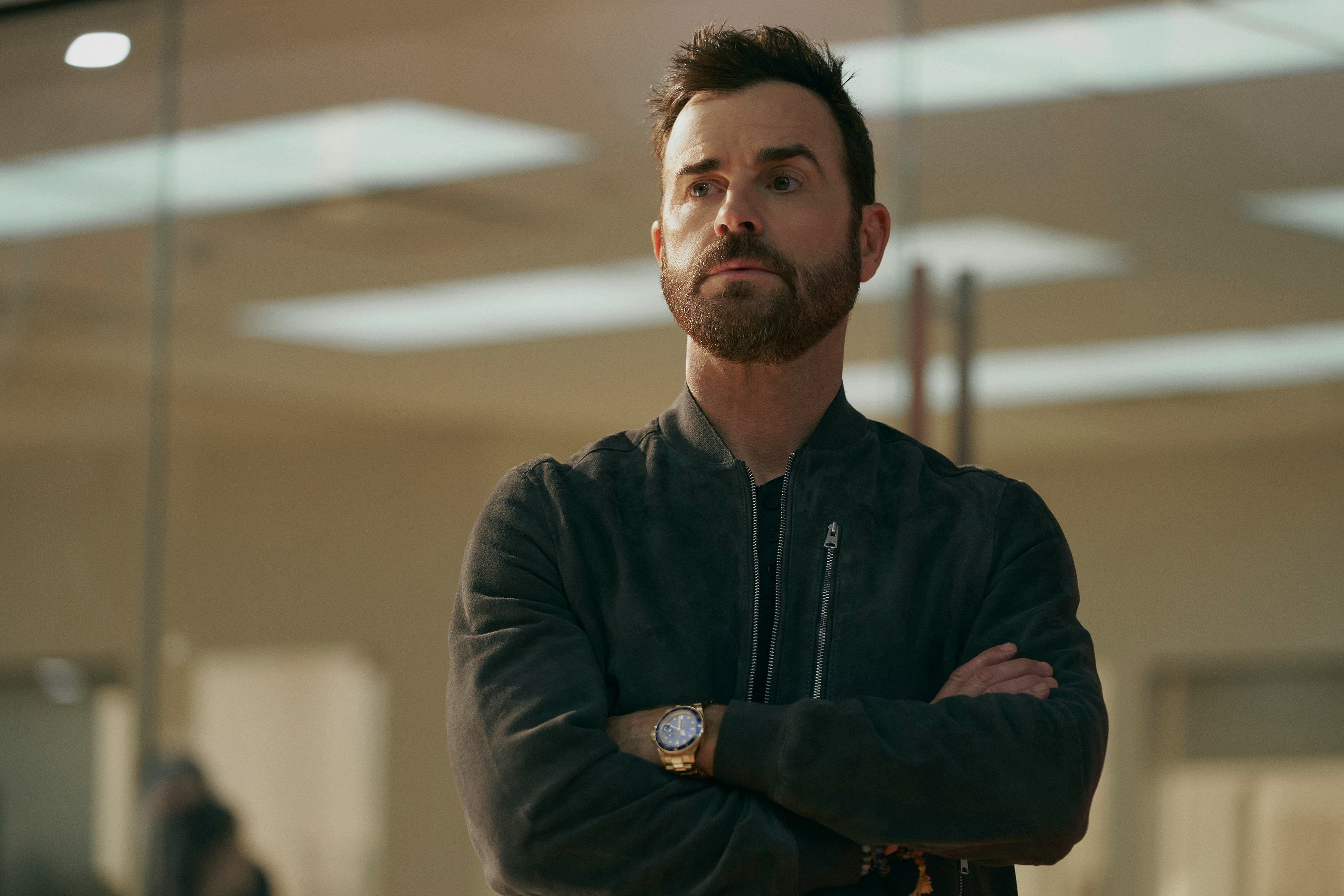 Justin Theroux in Running Point. Photo via Netflix