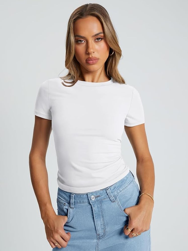 Trendy Queen Slim-Fit T-Shirt