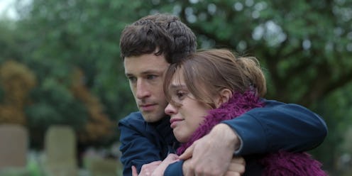 Matthew Durkan and Aimee Lou Wood in Toxic Town. Photo via Netflix