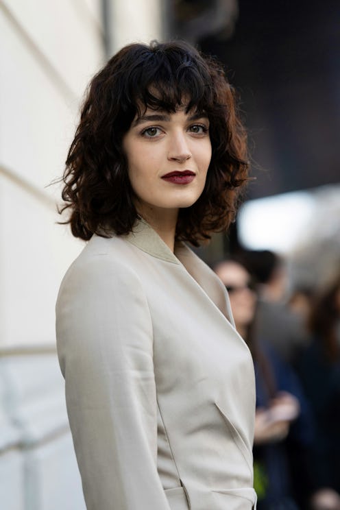Milan Fashion Week Fall/Winter 2025 Street Style Vampy Lips