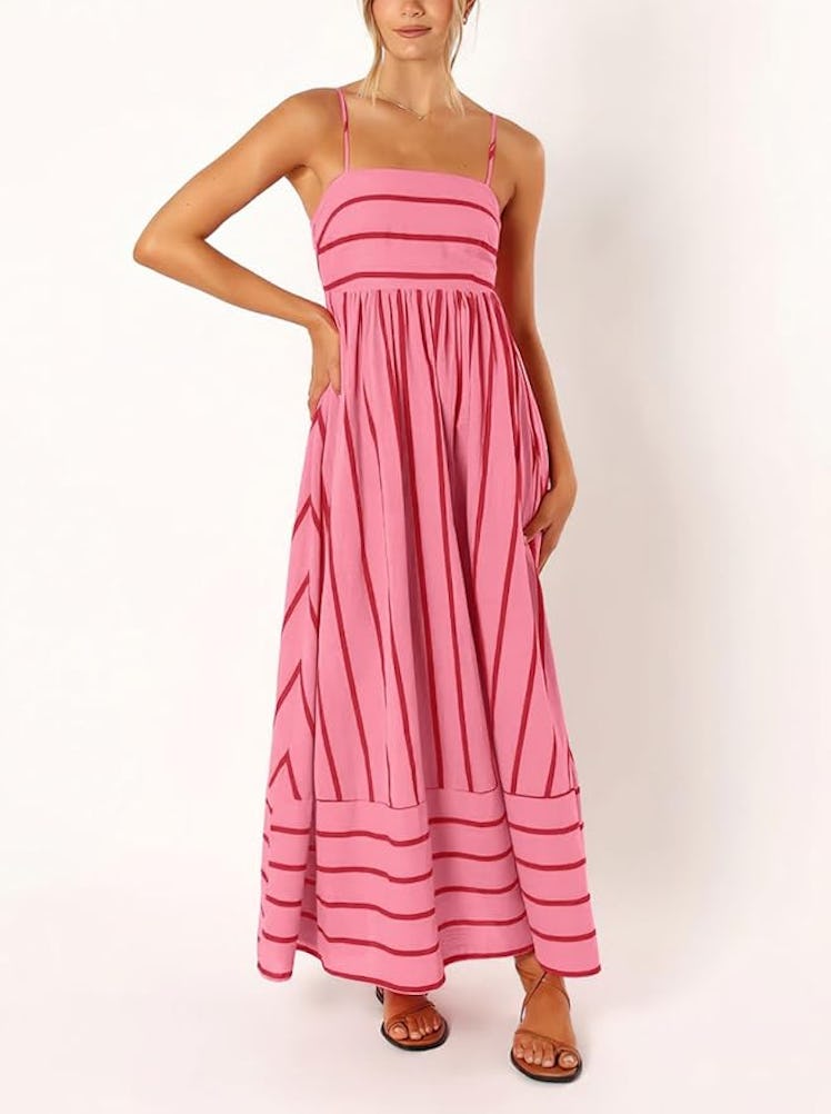 chouyatou Striped Maxi Dress